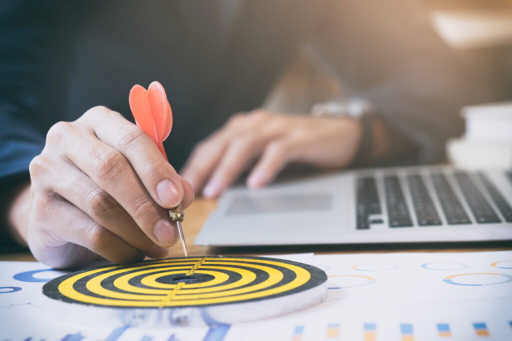 business strategy success target goals.